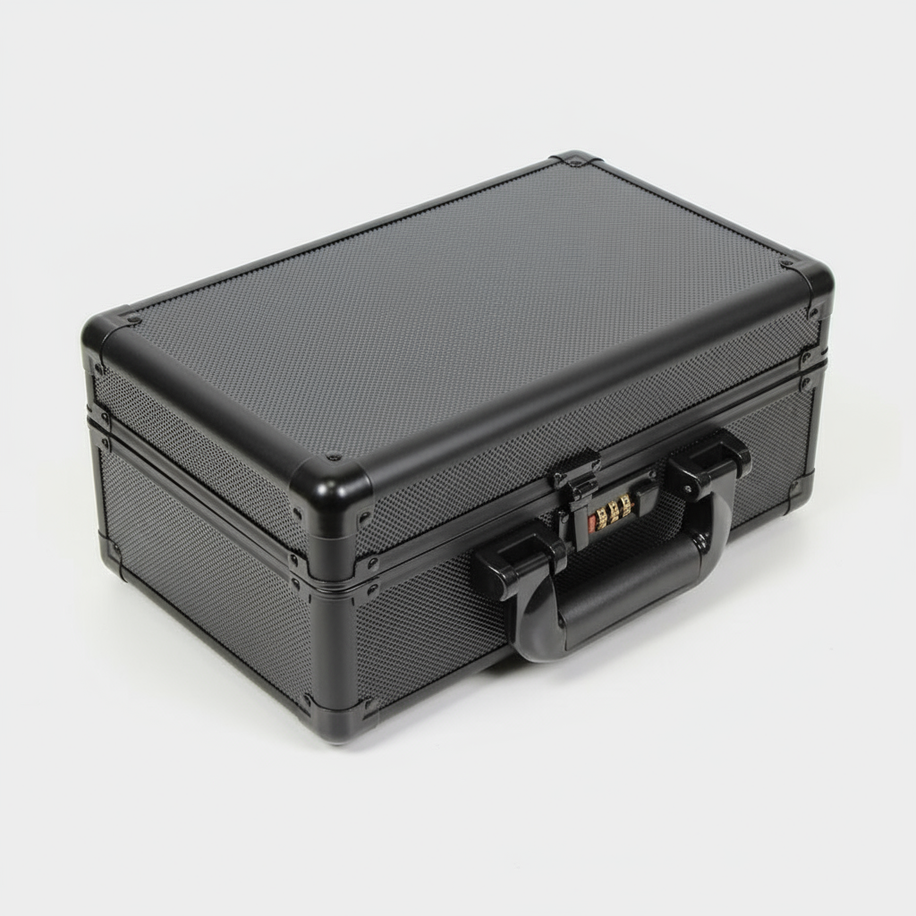 Mallette noire de rangement pour cartes